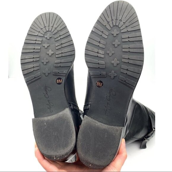 Arturo Chiang Darren knee high boots sz 8 leather - Picture 8 of 13